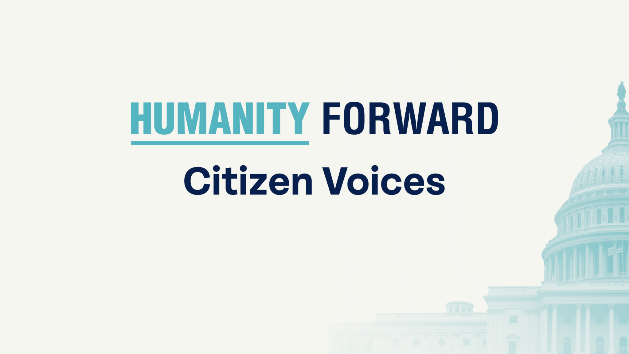 Humanity Forward Citizen Voice